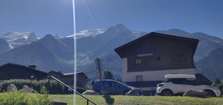 La vue de ma terrasse 2 ( Chamonix)