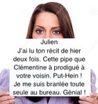 Elle apprécie bien ! - .jpg
