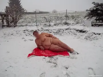 dans la neige