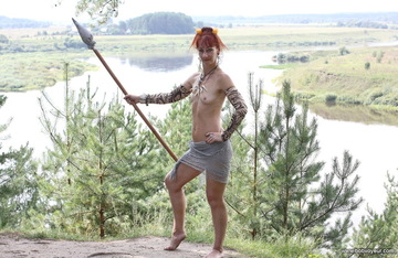 Femme barbare