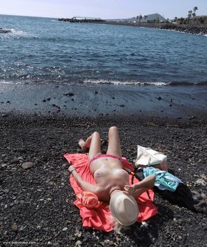 miss à la plage