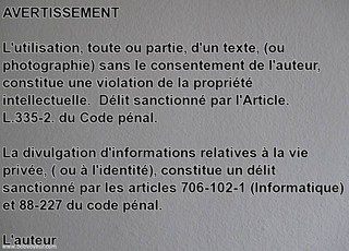 AVERTISSEMENT - A bien lire - Merci -
