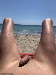 Plage nudiste en Espagne 