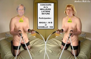 Magali et Danielle, 
Mes deux laitières adorées